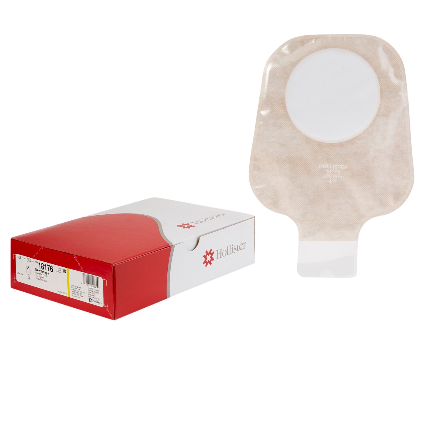 POUCH, NEW IMAGE DRN CLAMP CLR4" (10/BX)