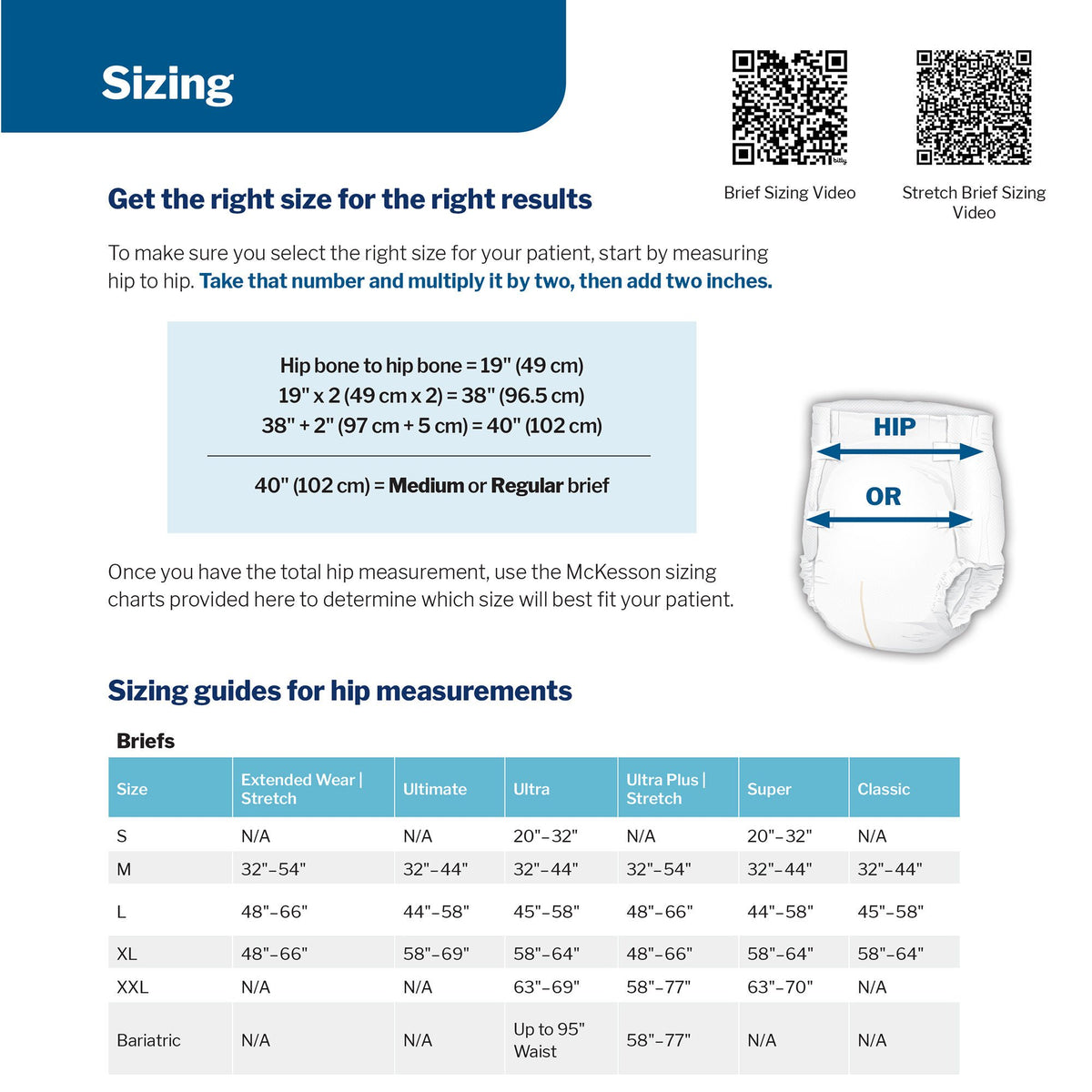 McKesson Super Moderate Absorbency Incontinence Briefs, Small