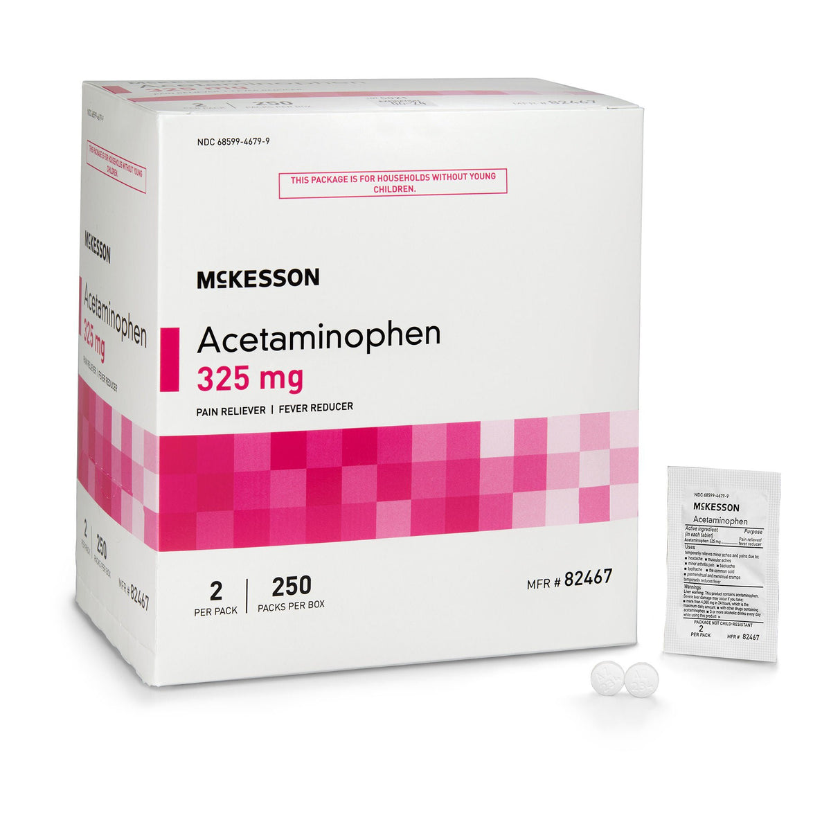 McKesson Acetaminophen Pain Relief, CS/3000