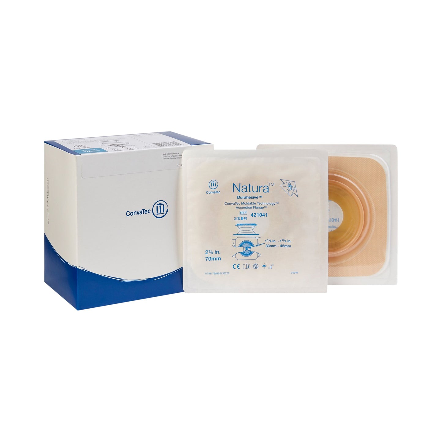 FLANGE, OSTOMY DURAHESIVE MOLDABLE 70MM (10/BX)