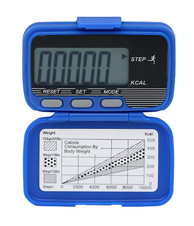 Baseline Standard Pedometer, Step, Distance & Calorie, Includes Strap