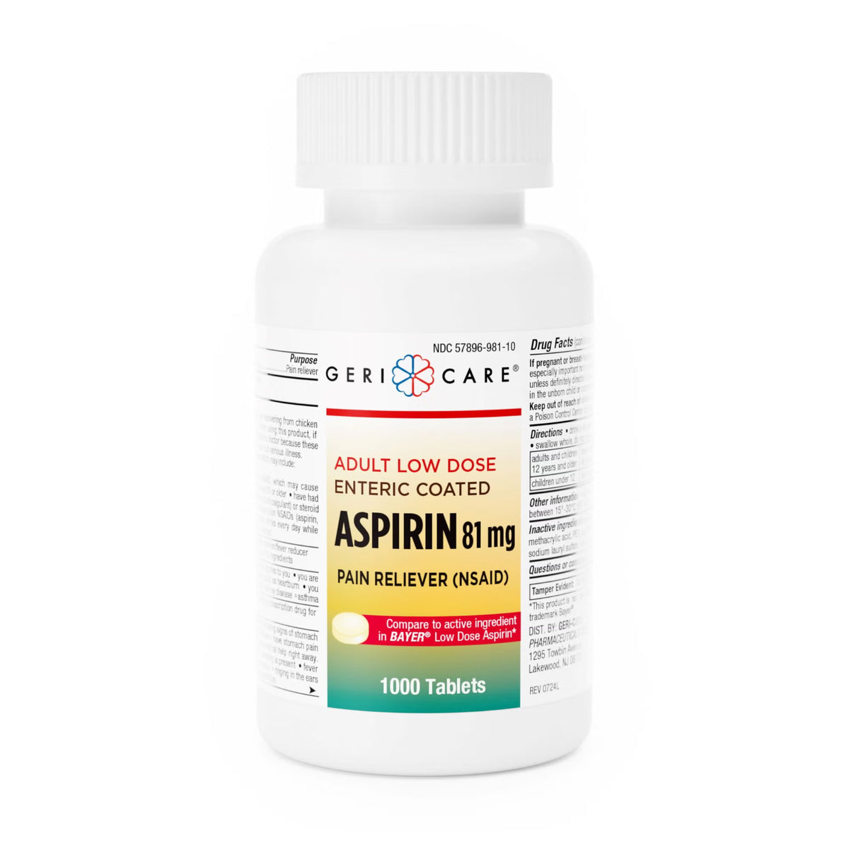 Geri-Care Low Dose Aspirin, BT/1