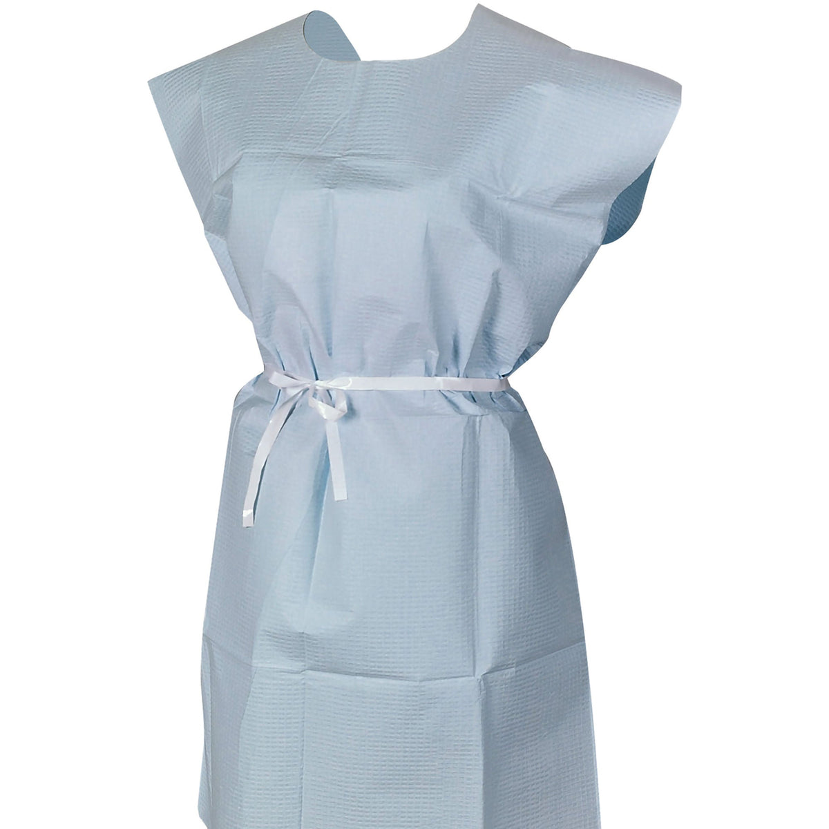 McKesson Patient Exam Gown, One Size Fits Most, Blue, CS/50