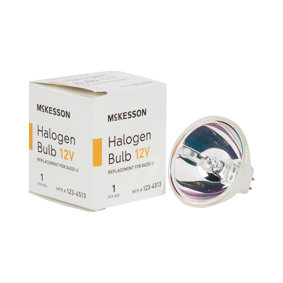 McKesson Halogen Lamp, Replacement Bulb for use with Exam Lamp, 12 Volt 35 Watt, EA/1