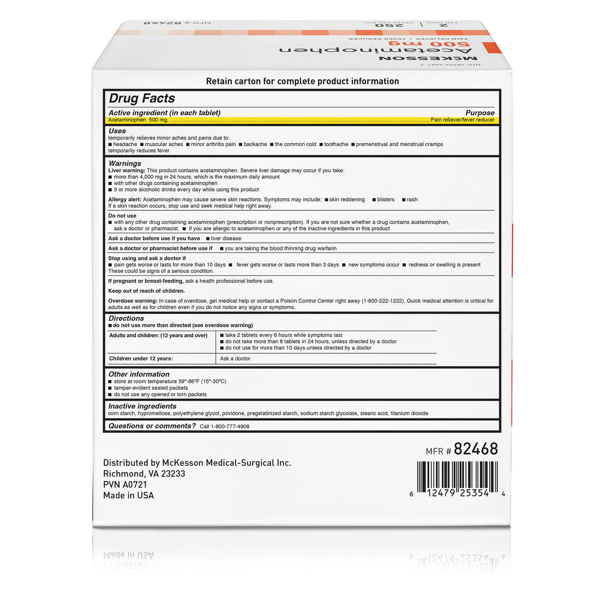 McKesson Acetaminophen Pain Relief