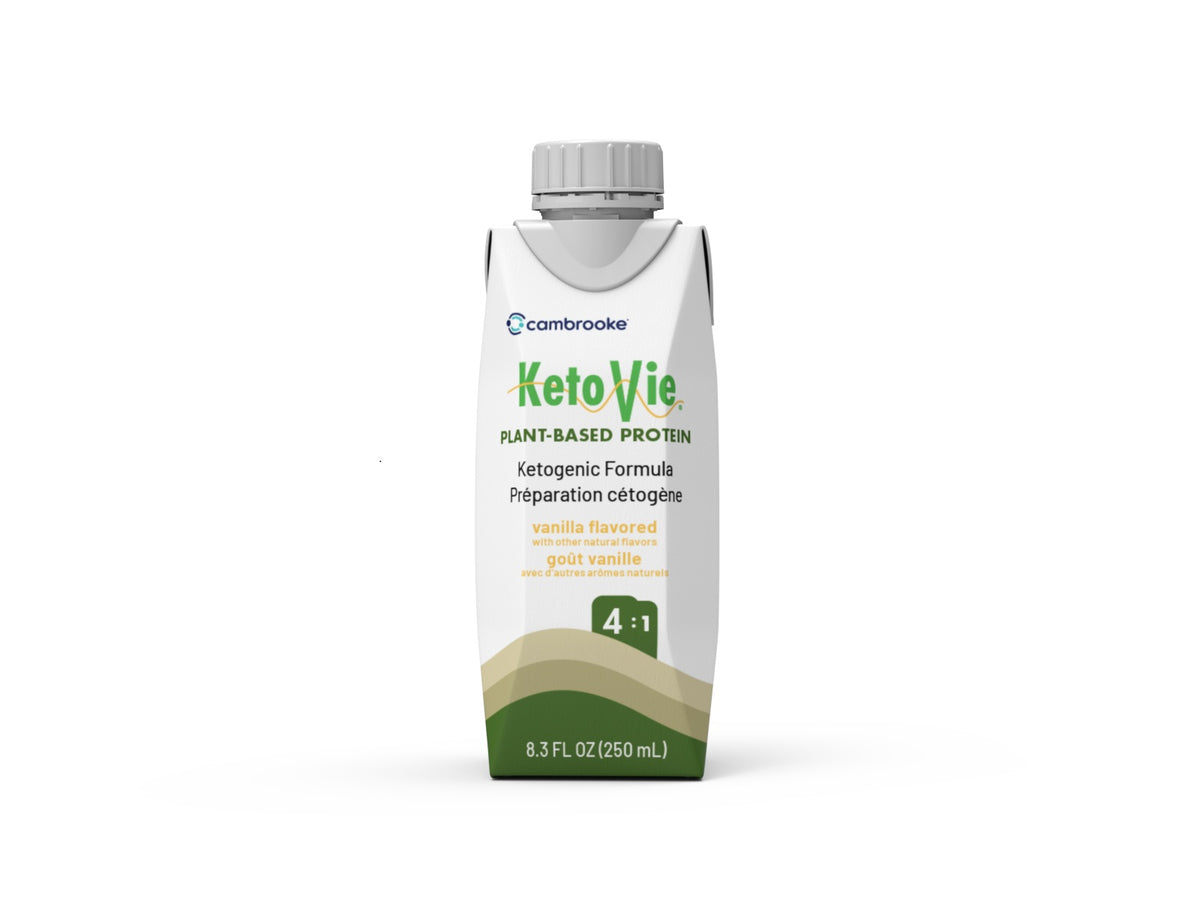 KetoVie 4:1 Ready To Drink Nutrionally Complete Ketogenic Formula 8.3 oz, Unflavored - REPLACES FC50306A, EA/1