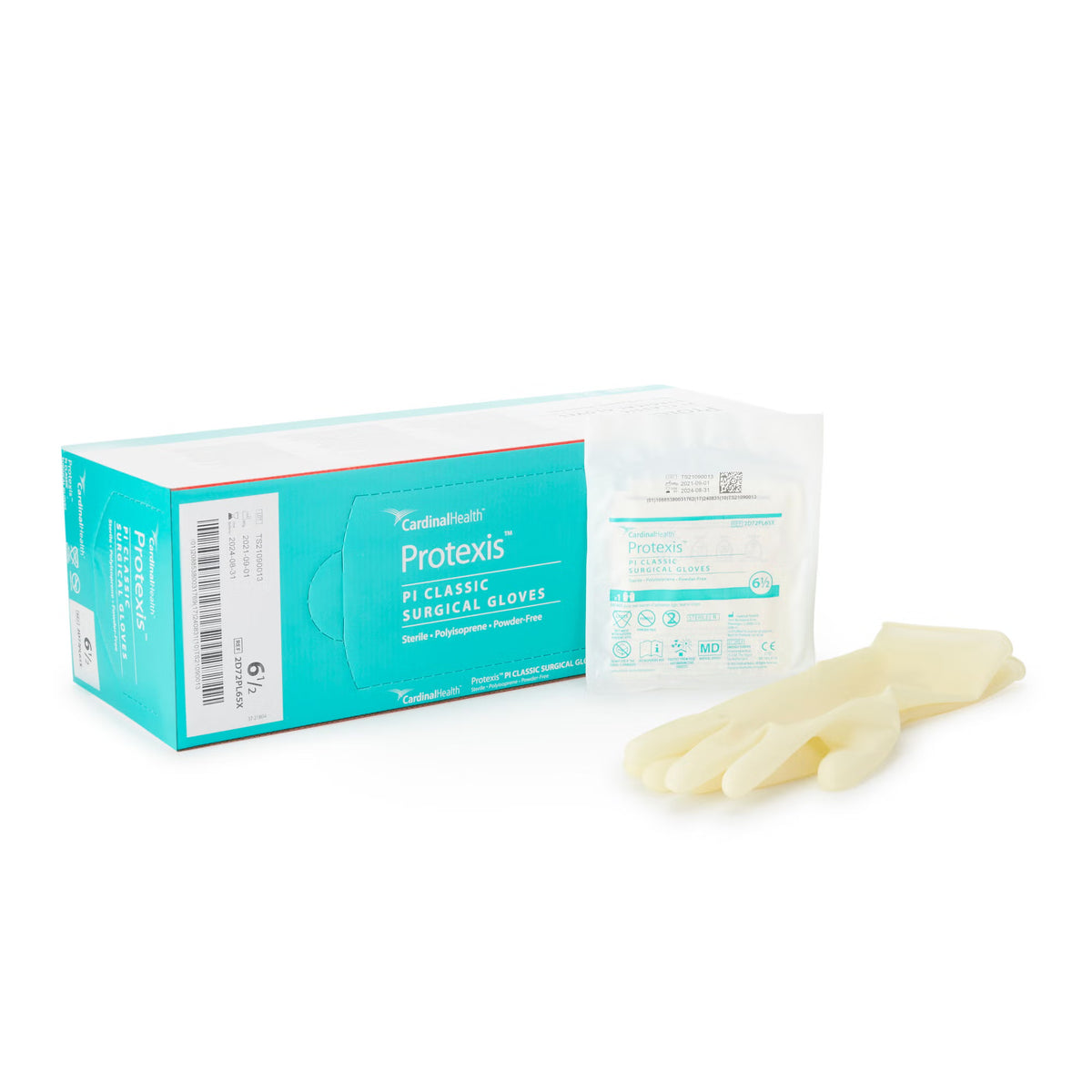Protexis™ PI Classic Polyisoprene Surgical Glove, Size 6.5, Ivory, PR/1