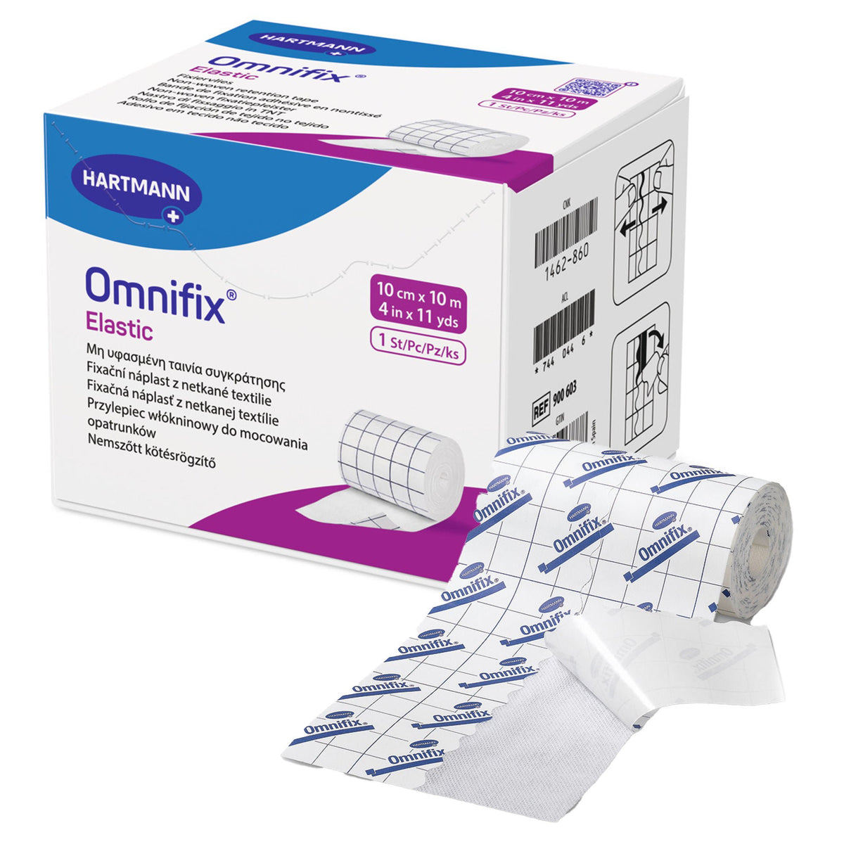 Omnifix® Nonwoven Dressing Retention Tape, 4 Inch x 10 Yard, White, CS/36