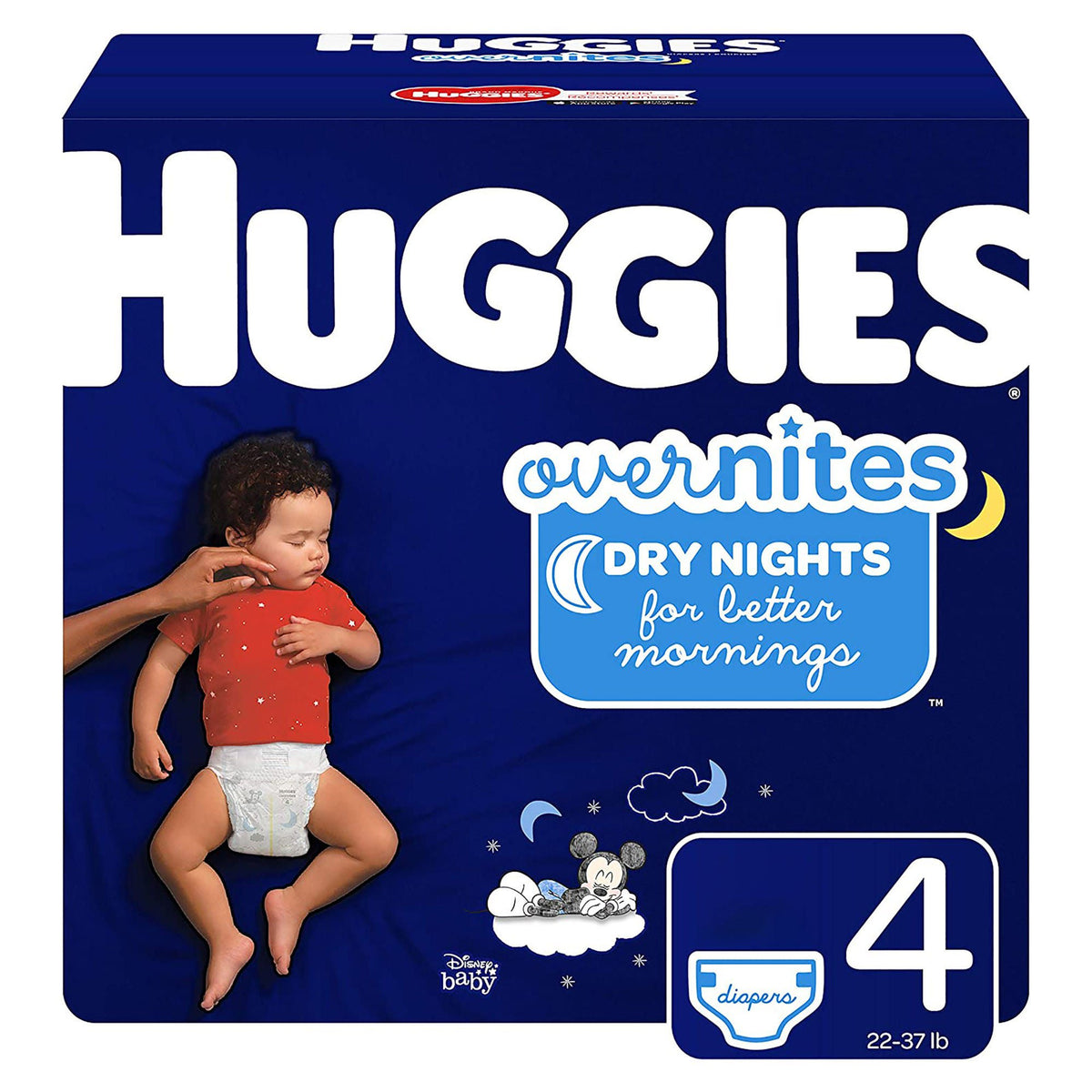 Huggies® OverNites Diaper, Size 4, PK/21