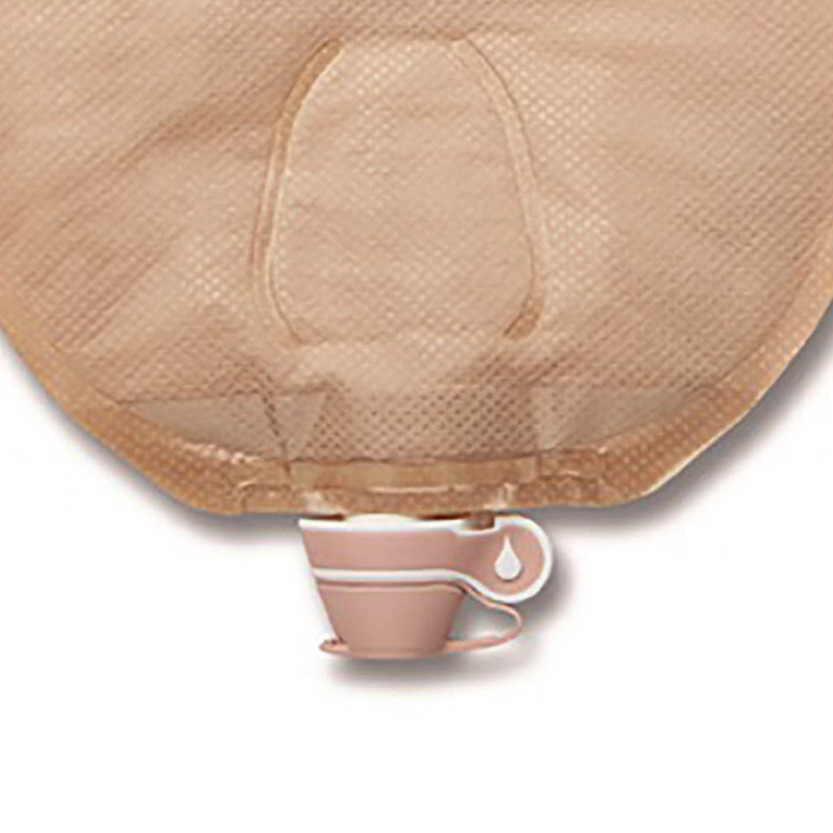 CeraPlus™ Soft Convex 1-Piece Ultra Clear Urostomy Pouch, Cut to fit up to 55 mm