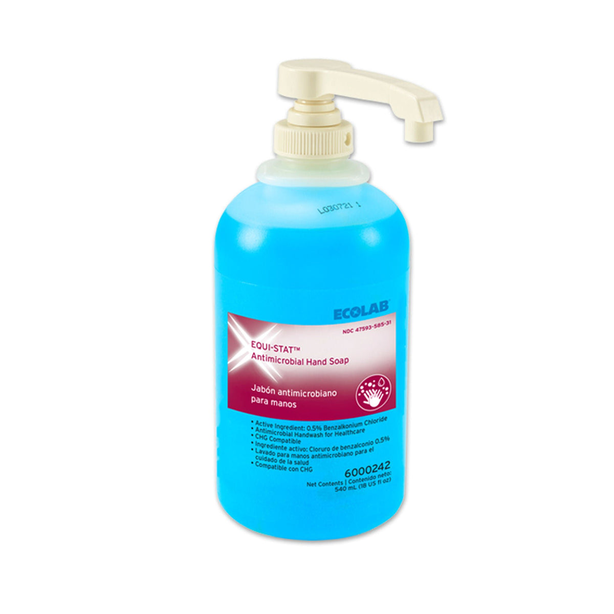 Equi-Stat™ Antimicrobial Soap, 18.2-ounce Pump Bottle, EA/1