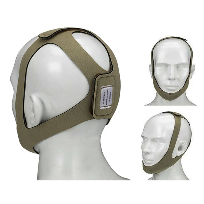 Topaz Style Chinstrap, Adjustable, Tan, X-Large, EA/1