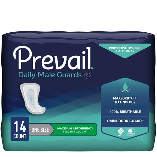 Prevail Male Guards with Adhesive Strip