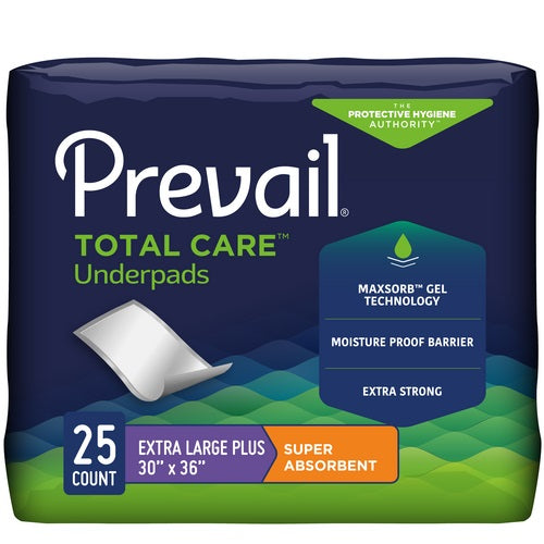 Prevail Night Time Disposable Underpads 30" x 36"