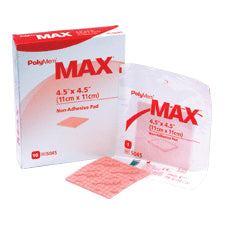 Polymem Max Non-Adhesive PolyMeric Membrane Dressing, 4.5" x 4.5", EA/1