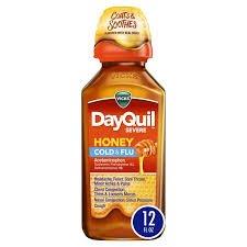Vicks DayQuil Severe Liquid Medicine, Honey, 12 oz