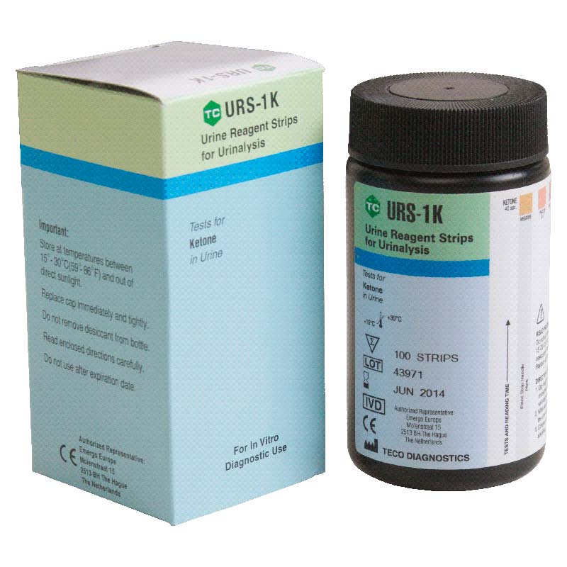 Ketone Urinalysis Reagent Test Strip (50 Count), BX/50