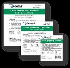 Gentell Super Absorbent Dressing, 8" x 8", EA/1