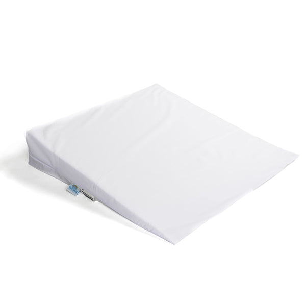 Foam Slant Wedge with White Zip Cover, 21" x 21" x 9", White, EA/1