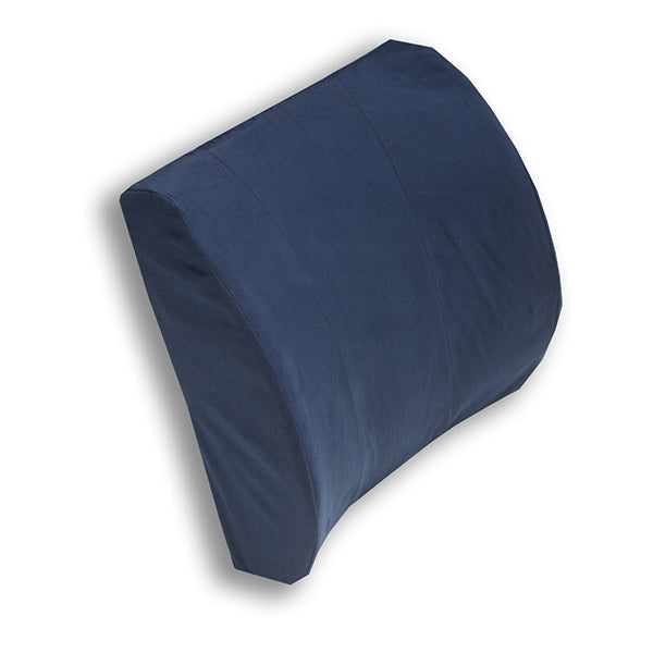 Alex Orthopedic Standard Lumbar Cushion with Navy Cover and Strap, 15" x 13.5" x 5" - REPLACES HFLC2231NV