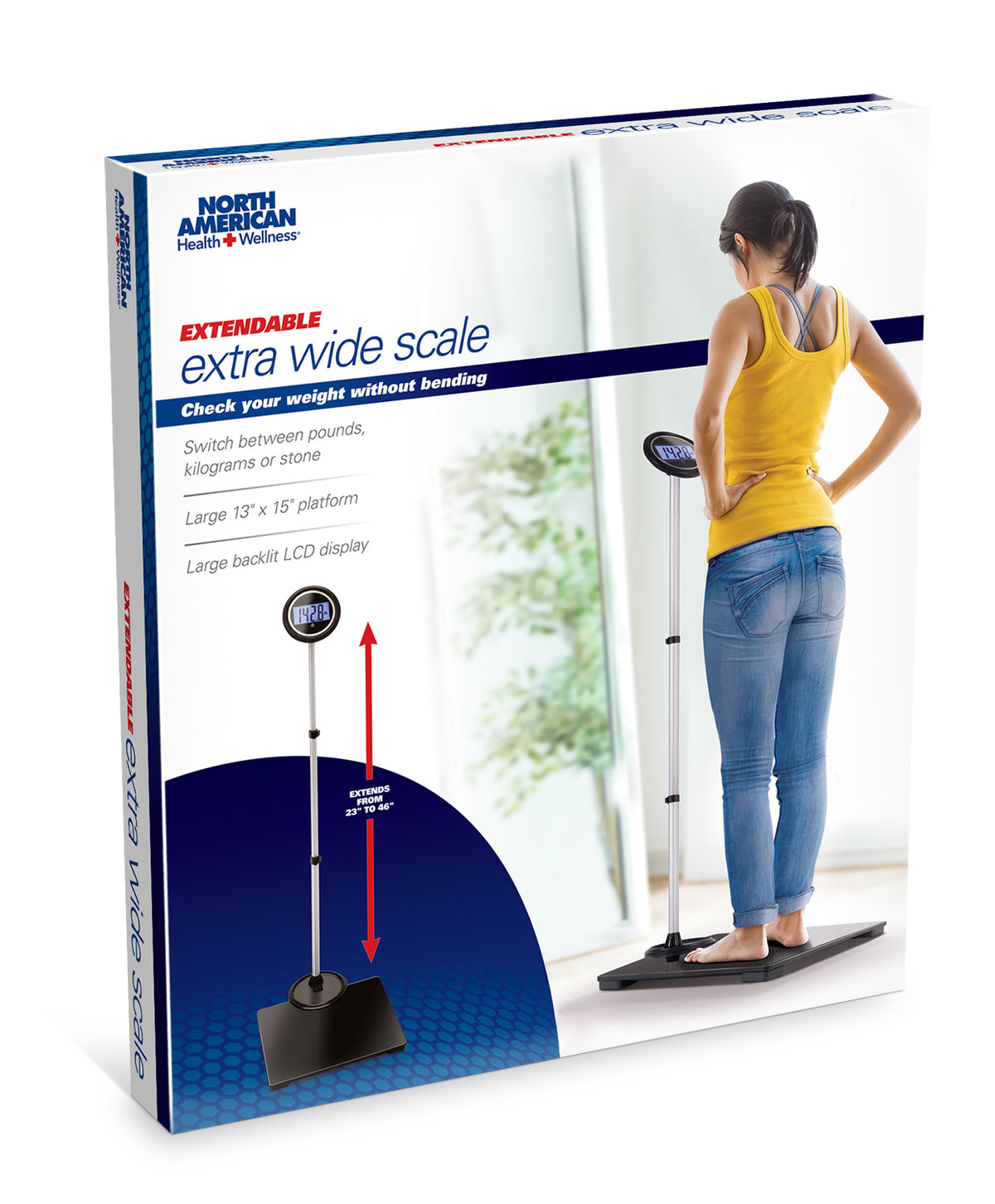Extendable Large Display Weight Scale