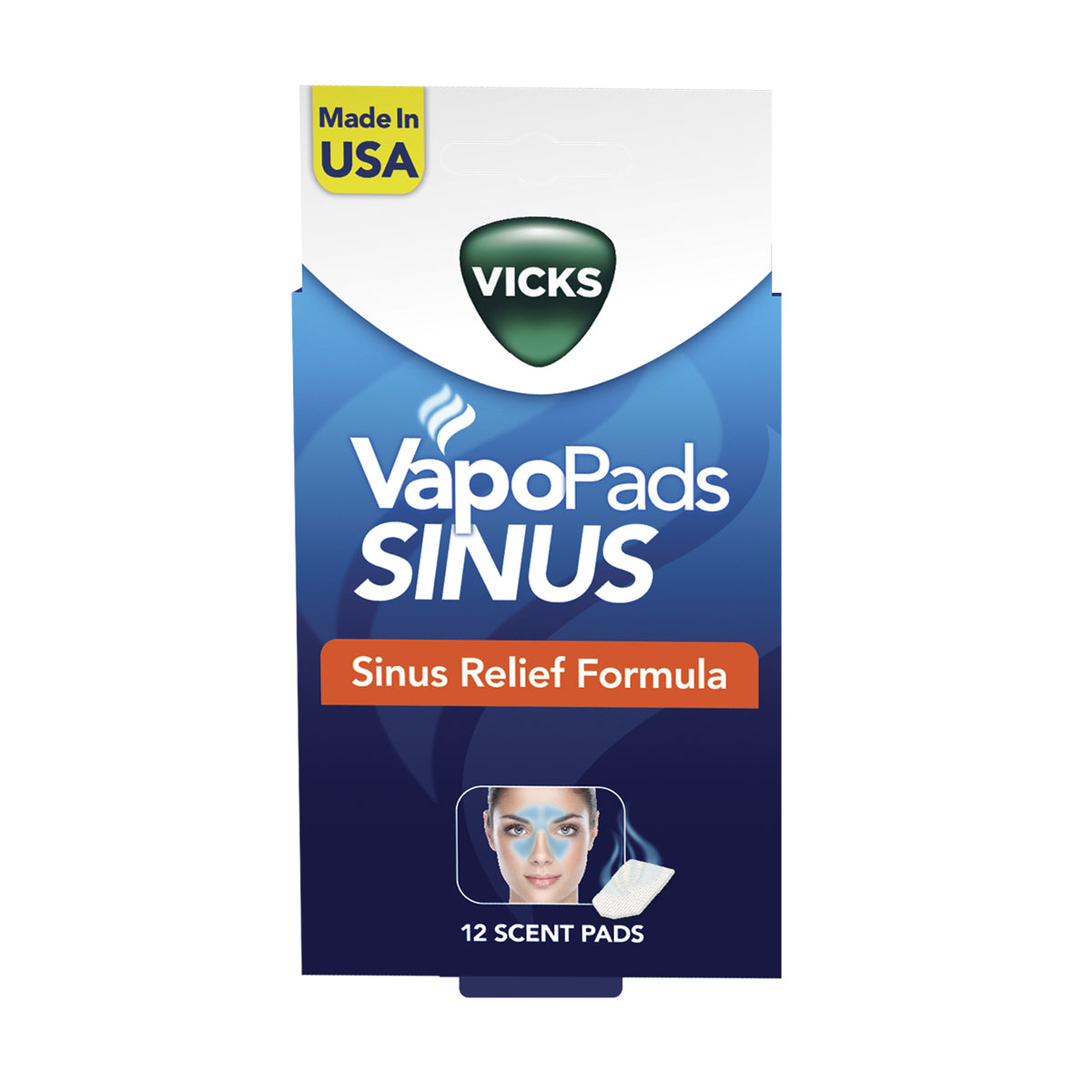 Vicks Vapopads Sinus Relief Formula, 12 Scent Pads
