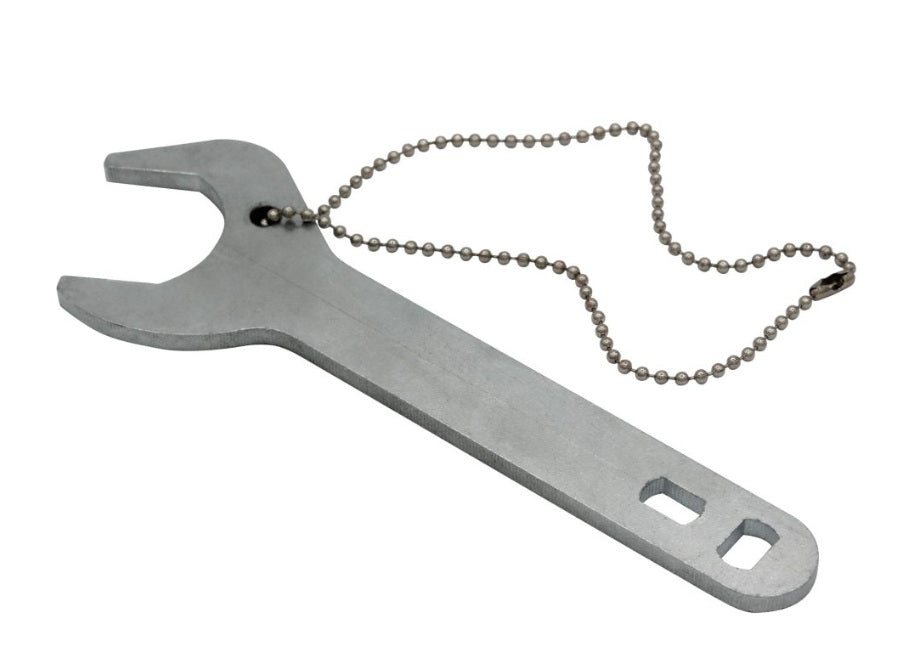 Sunset Healthcare Solutions Metal Wrench for CGA 540 Regulator with Chain, Large, 1-1/8", 5 ct