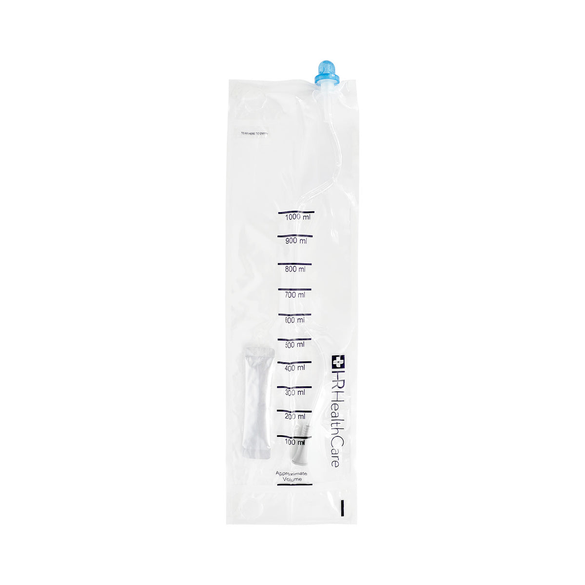 EZ-Protect Hydrophilic Closed System Intermittent Catheter, 12 FR, 16" Length, 1000 mL Collection Bag, Privacy/Disposal Bag