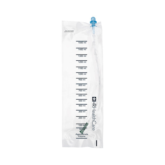 EZ-Protect Closed System Intermittent Catheter, 12 Fr, 16" Length, 1500 mL Collection Bag, Privacy/Disposal Bag