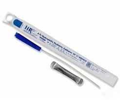 TruCath Hyrdophilic Intermittent Pediatric Catheter, Touch-Free Sleeve, Coude Tip, 8Fr, 10" Length