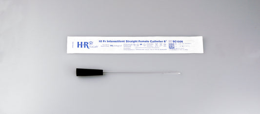 TruCath Intermittent Straight Catheter, Female, 10FR, 6"