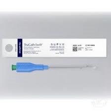 TruCath Swift Pre-lubricated Intermittent Female Catheter, TruProtect Grip, 10Fr, 6" Length