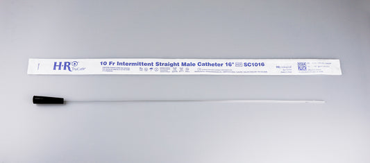 TruCath Intermittent Straight Catheter, Male, 10FR, 16"