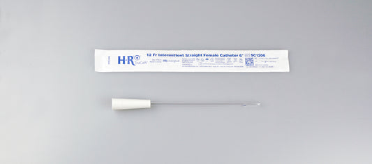TruCath Intermittent Straight Catheter, Female, 12FR, 6"