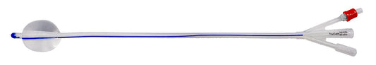TruCath 100% Silicone Foley Catheter, 3-Way, 24 Fr, 30 mL Balloon