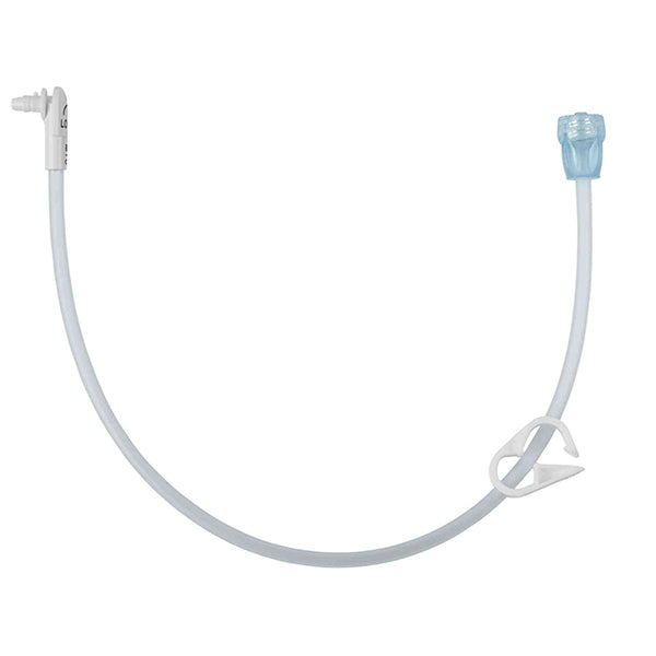 MIC-KEY Single Port Feed Extension Set with ENFit Connector, SECUR-LOK Right Angle Connector and Bolus ENFit Connector and