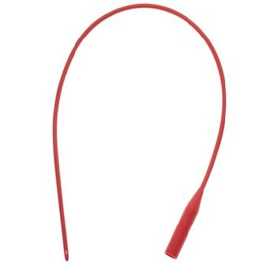 16 Fr Red Rubber Straight Intermittent, 16" Catheter