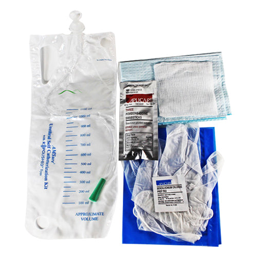 AMSure Urethral Self Catheterization Kit with R Polished Eyes
