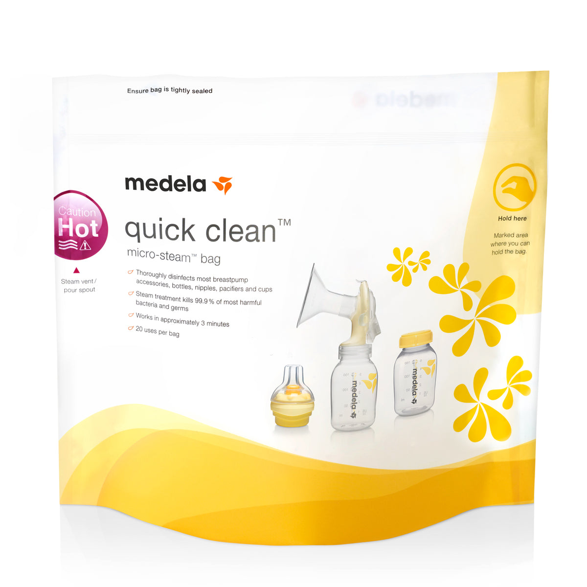 Quick Clean Micro-Steam Bags
