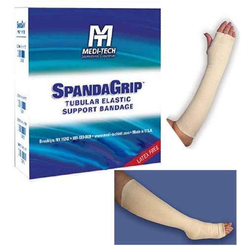Spandagrip Tubular Elastic Support Bandage 8-1/4" x 11 yds, Size K, Natural