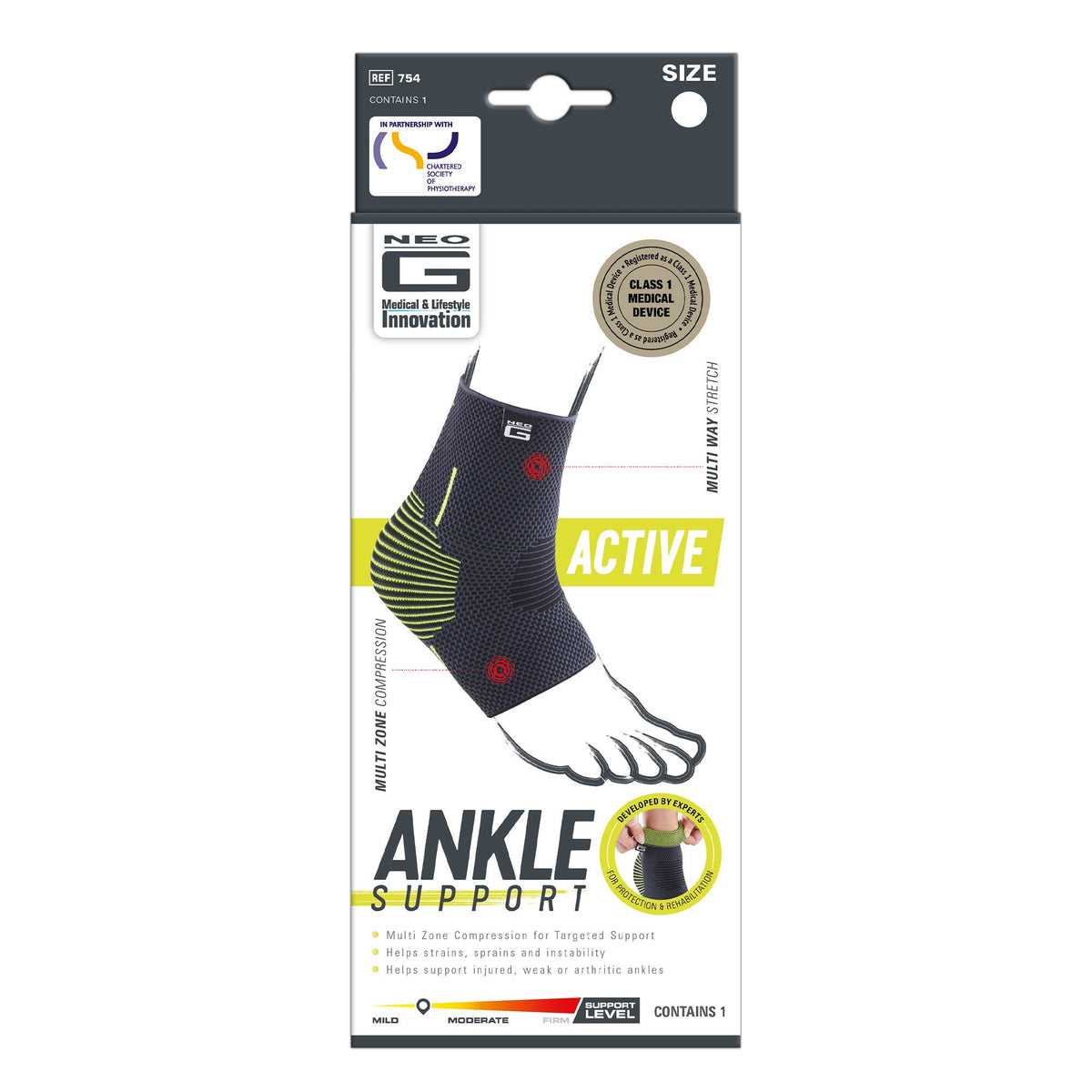 Neo G Active Ankle Support, Medium