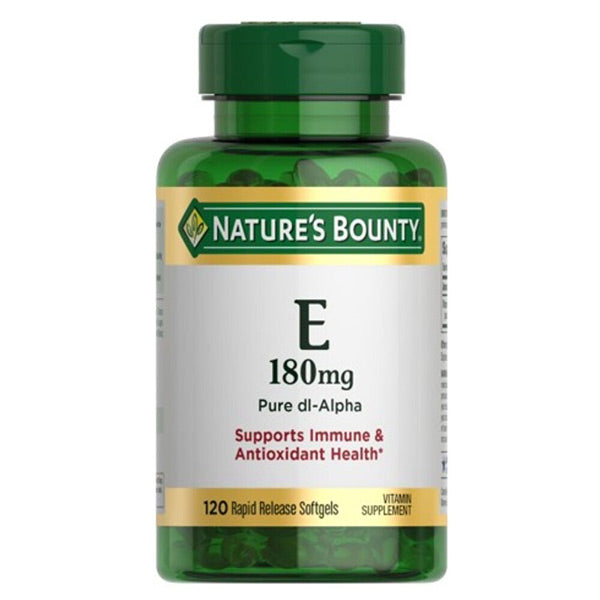 Nature's Bounty Vitamin E 1000U Rapid Release Softgels, 60 ct