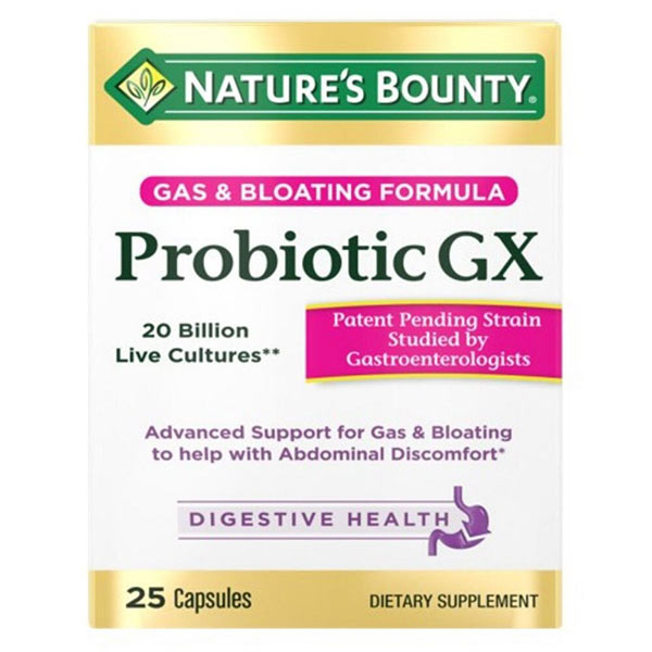 Nature's Bounty Probiotic GX, 25 ct