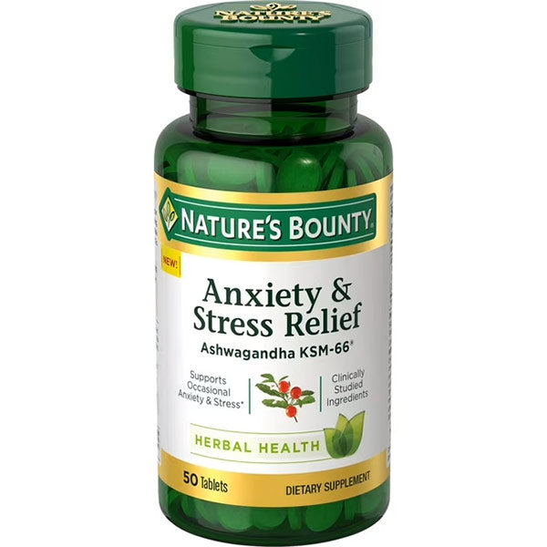 Nature's Bounty Anxiety and Stress Relief, 50 ct