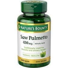 Nature's Bounty Saw Palmetto, 450mg, 100 ct