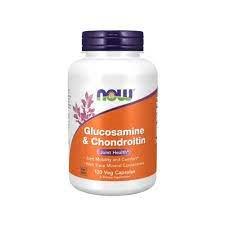 NOW Foods Glucosamine 500/Chondroitin 400/MSM V-Caps, 180 ct