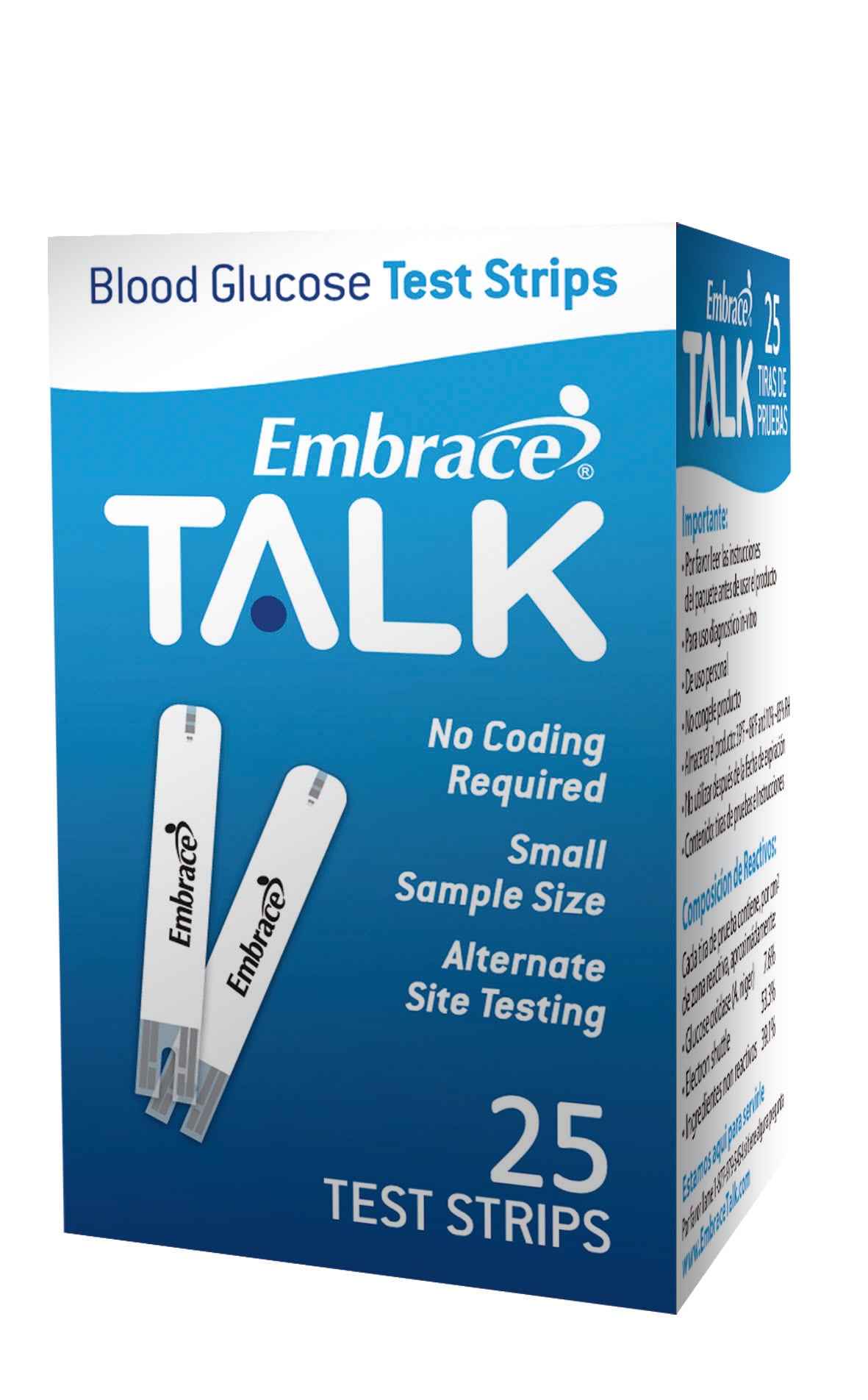 Embrace TALK Test Strip (25 Count), BX/25