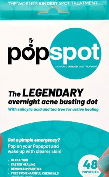 POPBAND Popspot Overnight Acne Busting Dot, 48 ct