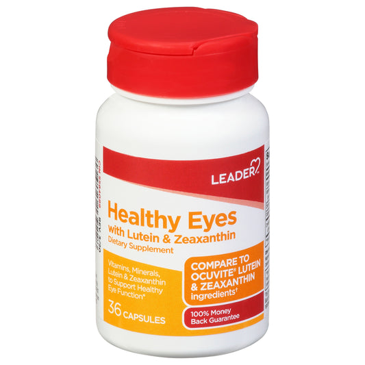 Leader Healthy Eyes With Lutein And Zeaxanthin Capsules, 36 ct