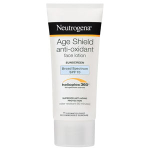 Neutrogena Age Shield Face Sunblock Lotion with SPF 70, 3 oz.